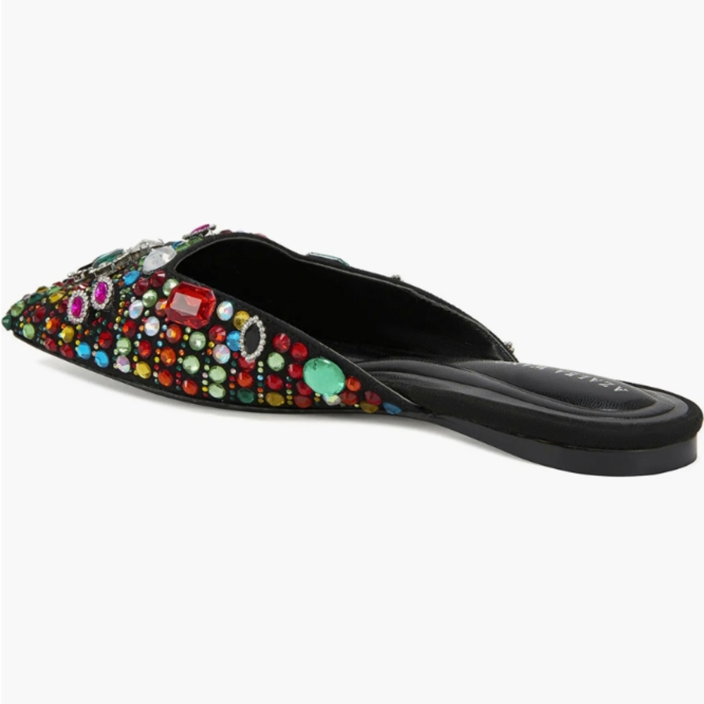 Beautiful Rhinestone Azalea Mules!! - Picture 3 of 3